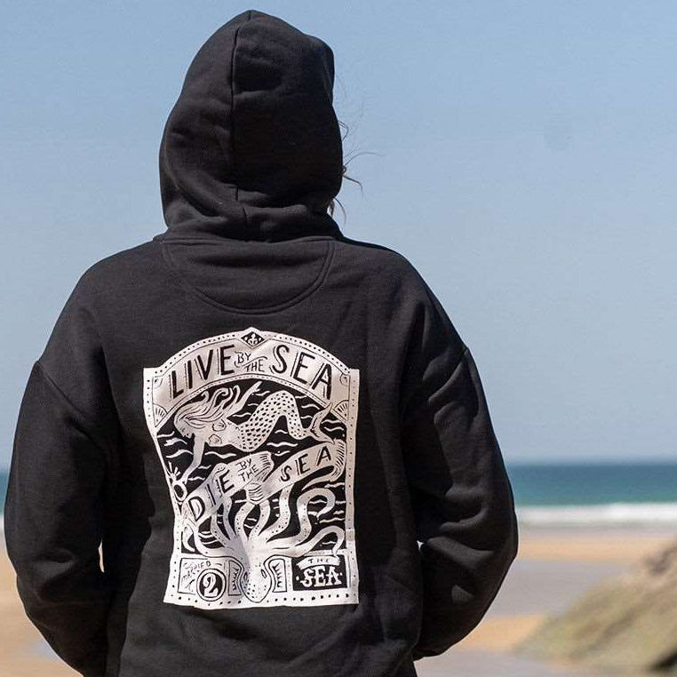 Octopus Relax Hood | Black - - Married to the Sea Surf Shop -