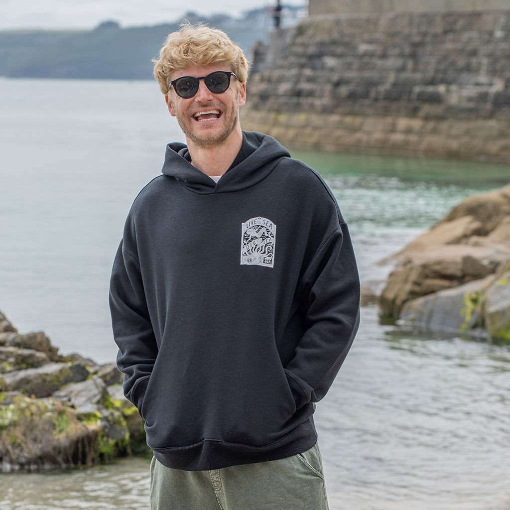 Octopus Relax Hood | Black -  - Married to the Sea Surf Shop -