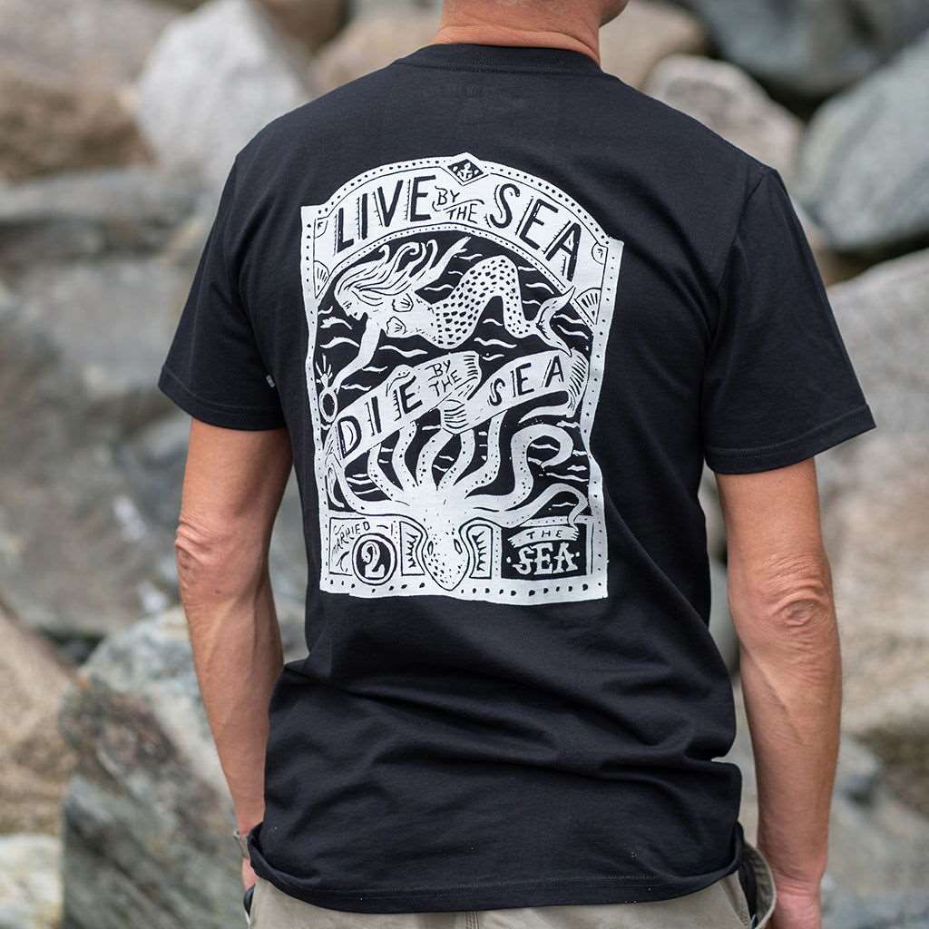 Octopus T-Shirt | Black -  - Married to the Sea Surf Shop -