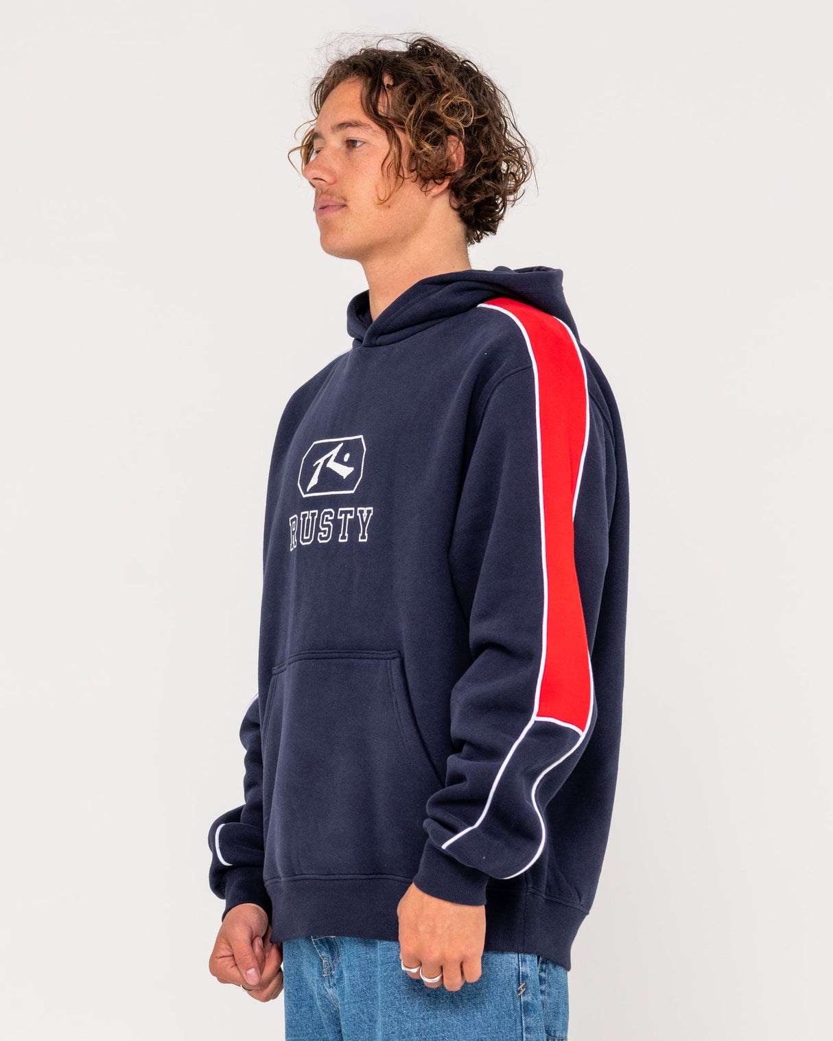 Rusty - Lenuff Hooded Fleece | Navy Blue
