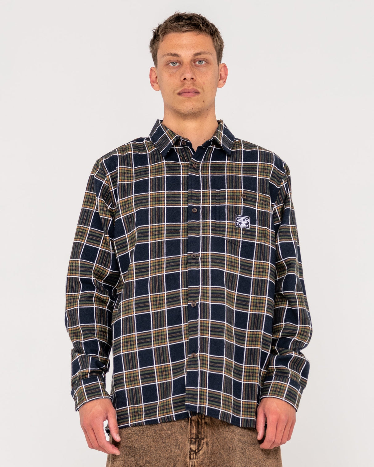 Rusty - Brooks Shirt | Navy/Cream