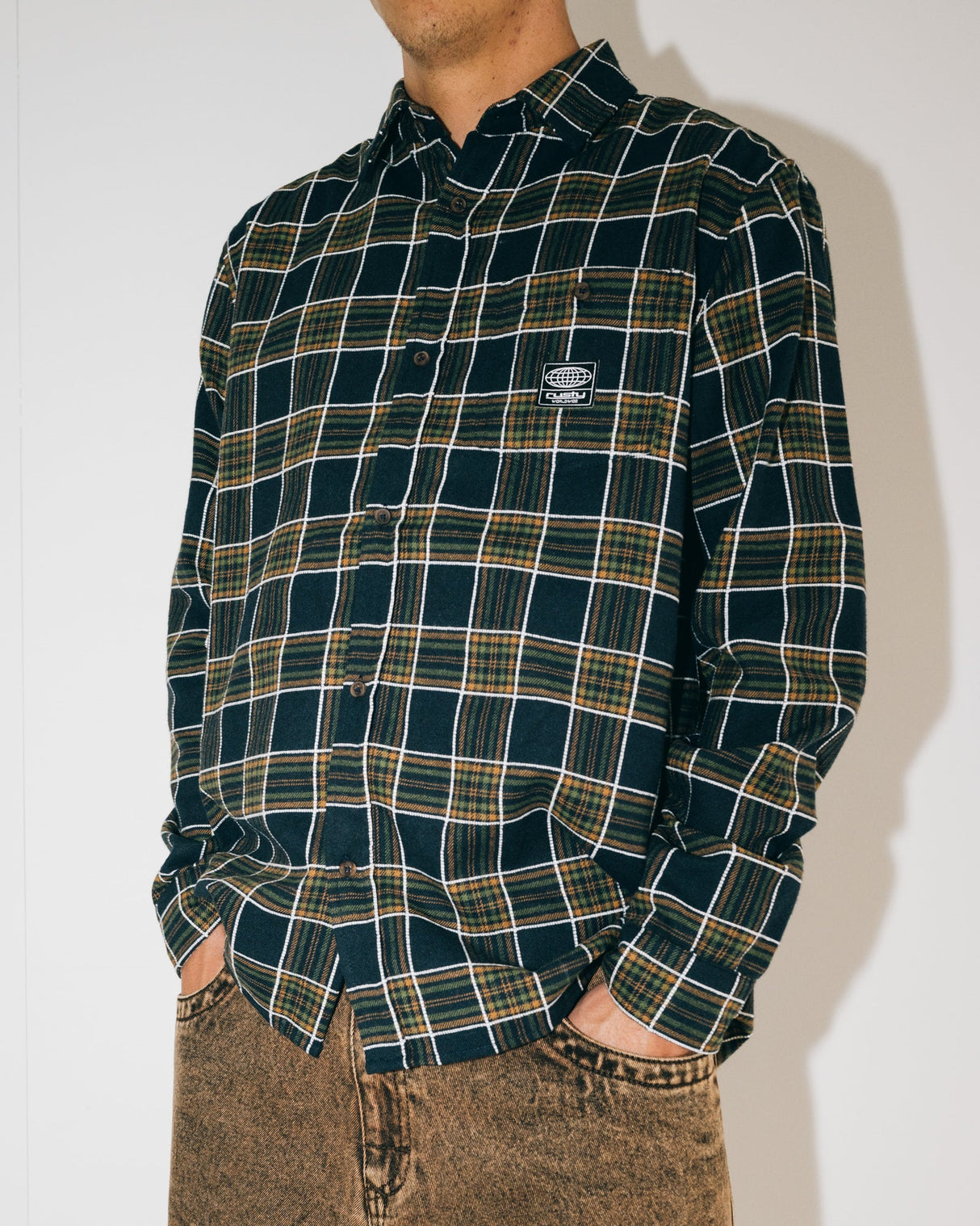 Rusty - Brooks Shirt | Navy/Cream