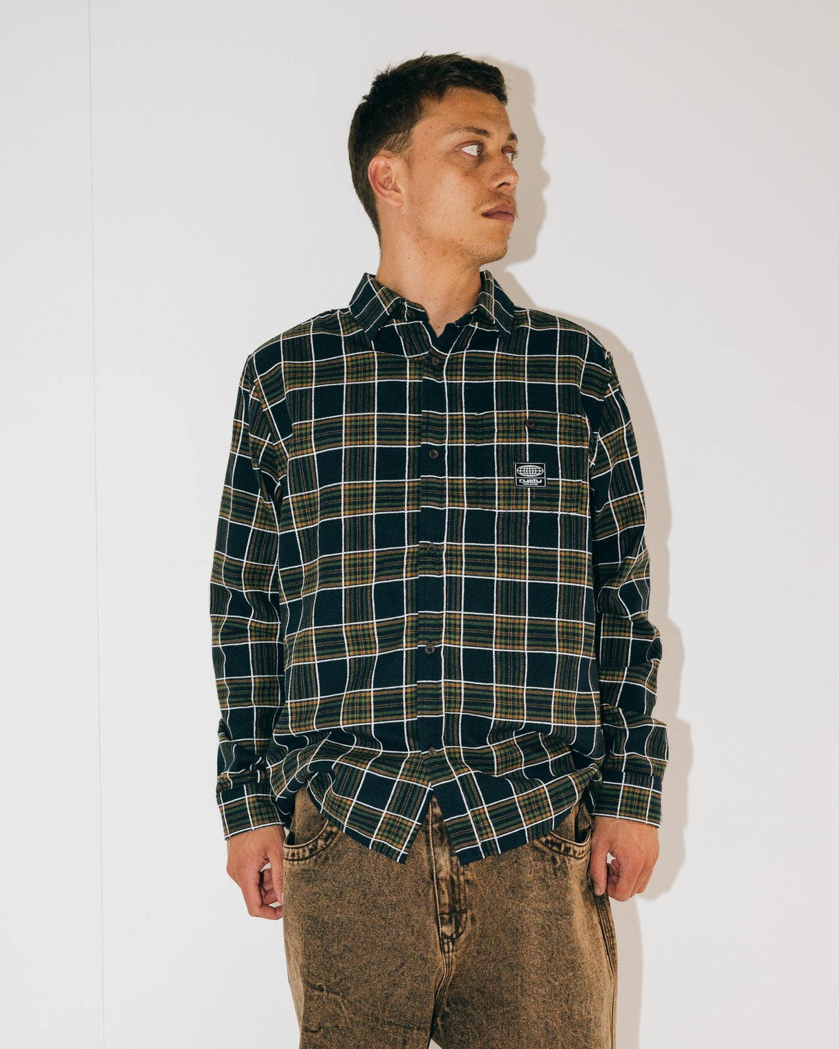 Rusty - Brooks Shirt | Navy/Cream
