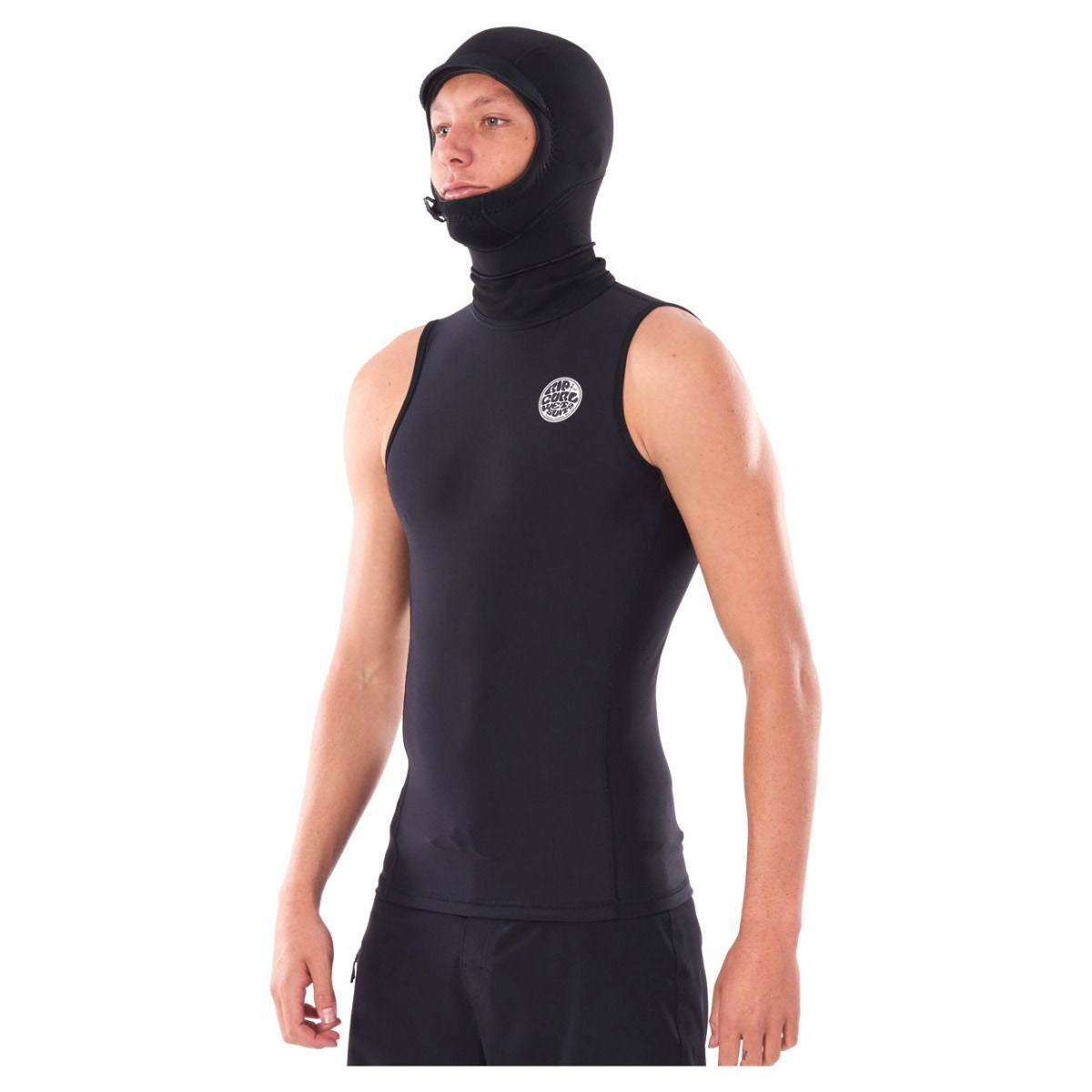 Rip Curl - Flashbomb Polypro Hood Vest | Black - - Married to the Sea Surf Shop -