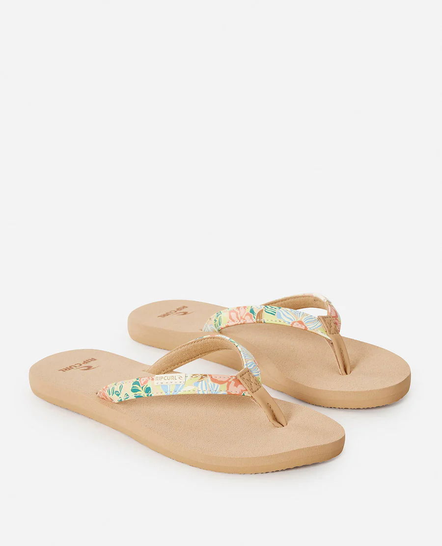 Rip Curl - Freedom Bloom Flip Flops | Light Orange - - Married to the Sea Surf Shop -