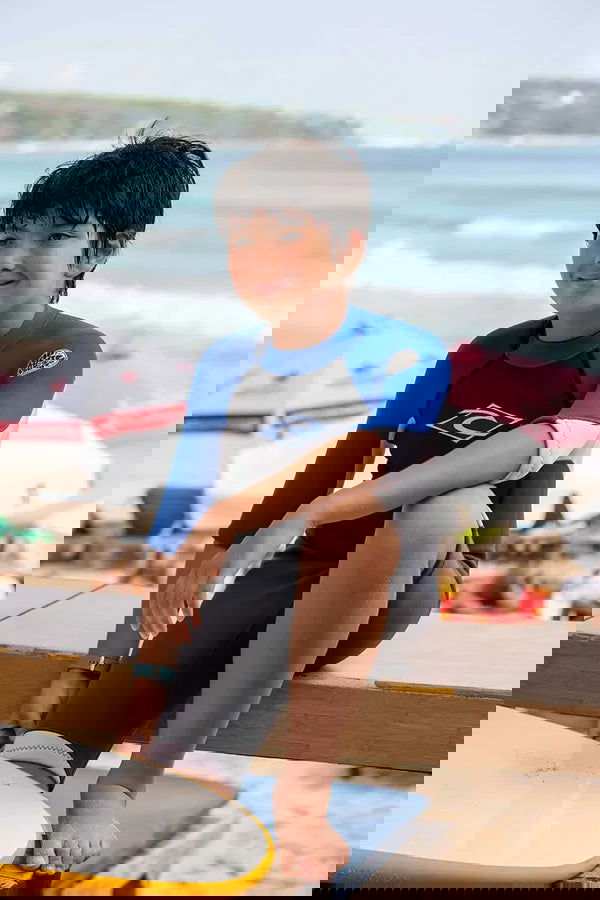 Rip Curl - Kids Omega Back Zip Spring Wetsuit | Blue - - Married to the Sea Surf Shop -