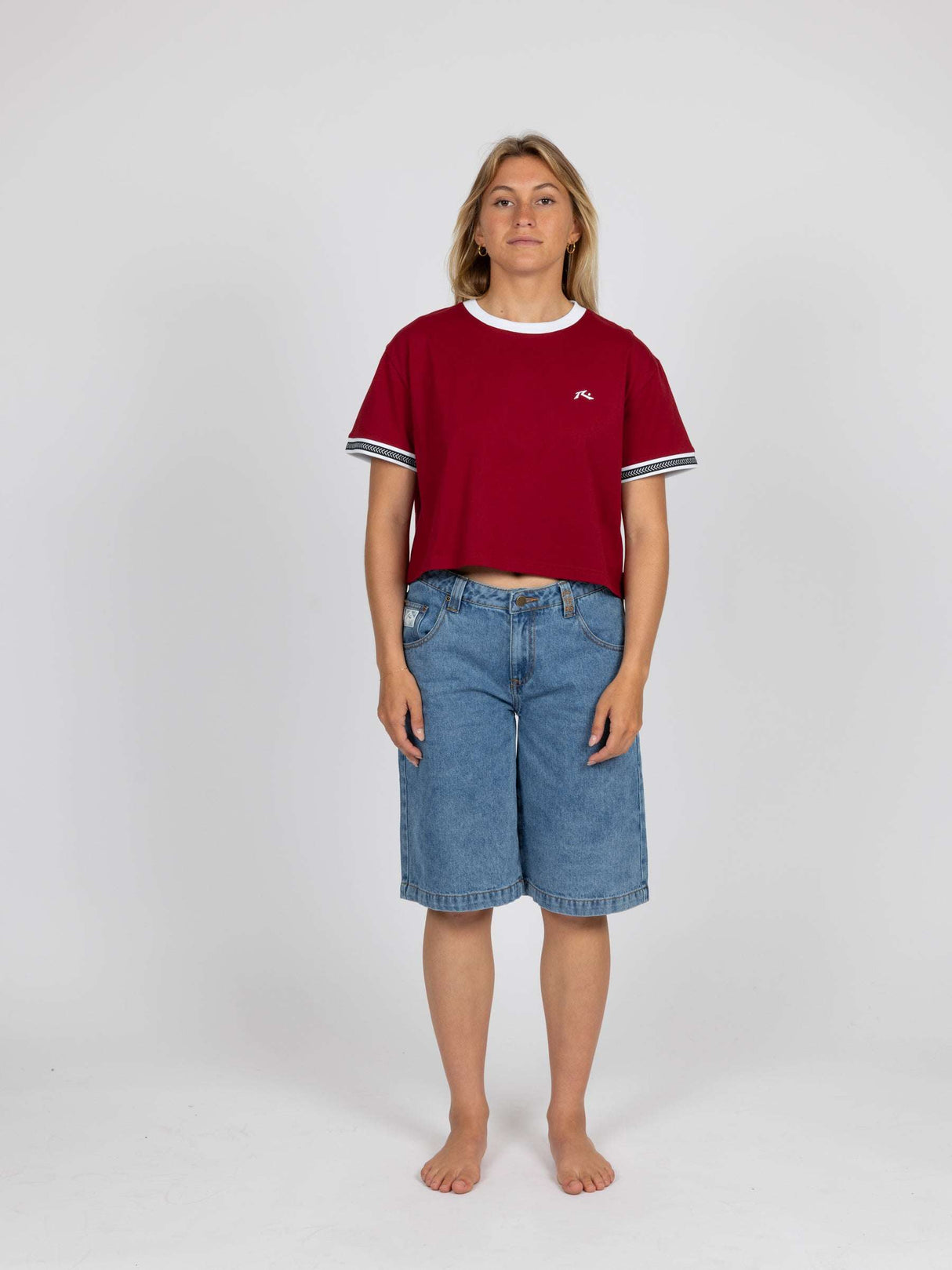 Rusty - Slide Crop T-Shirt | Morello