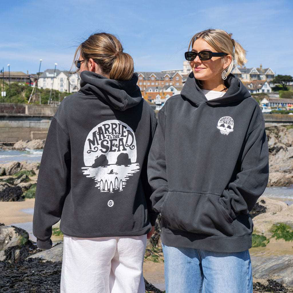Skull Island Hood | Faded Black -  - Married to the Sea Surf Shop -