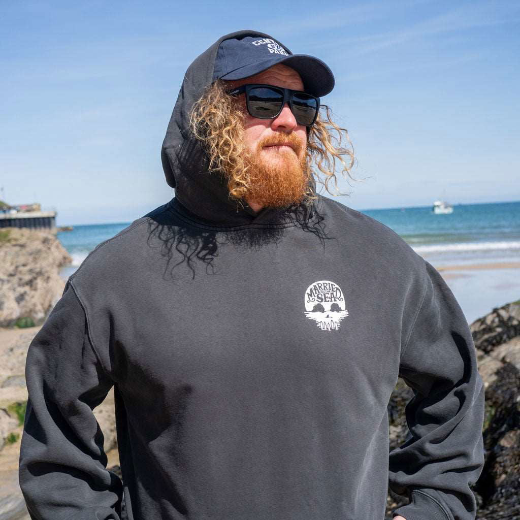 Skull Island Hood | Faded Black -  - Married to the Sea Surf Shop -