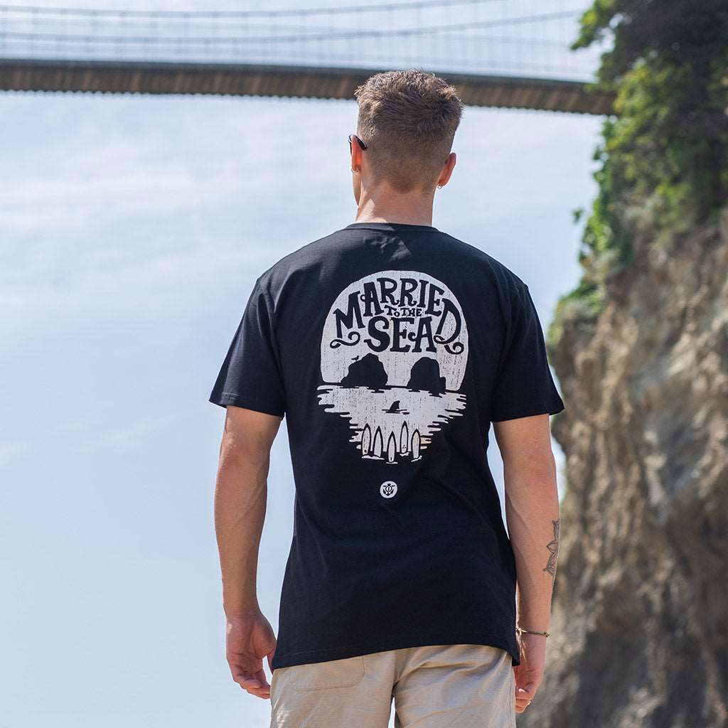 Skull Island T-Shirt | Black - - Married to the Sea Surf Shop -