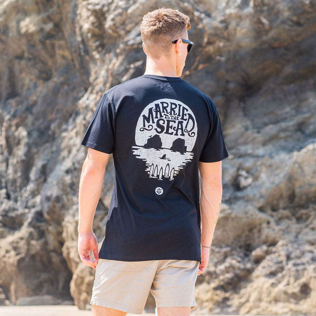 Skull Island T-Shirt | Black - - Married to the Sea Surf Shop -