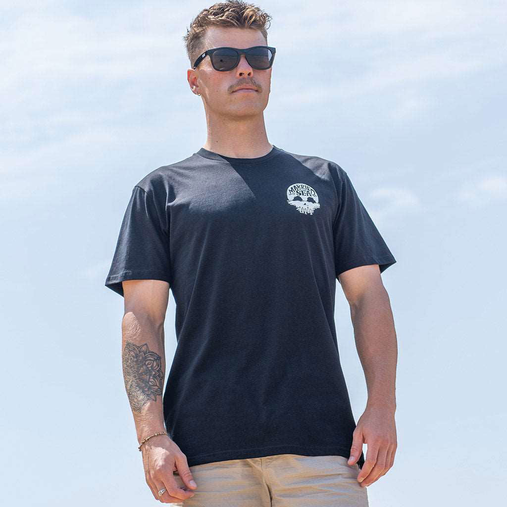 Skull Island T-Shirt | Black - - Married to the Sea Surf Shop -