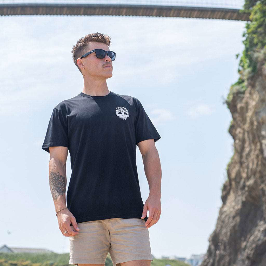 Skull Island T-Shirt | Black - - Married to the Sea Surf Shop -