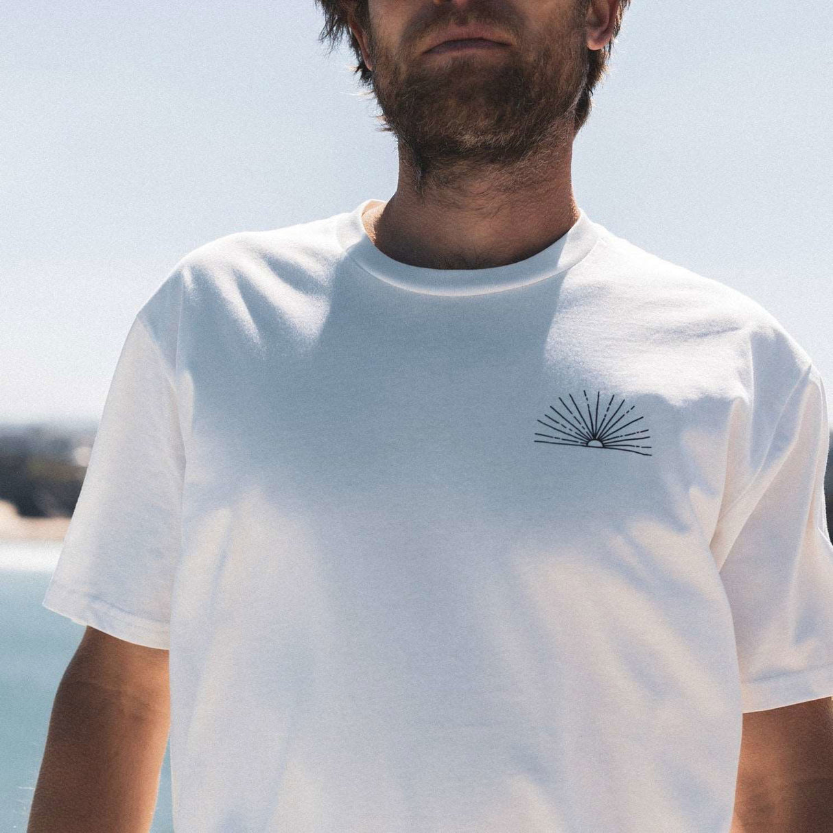 Sunrise T-Shirt | Natural - - Married to the Sea Surf Shop -