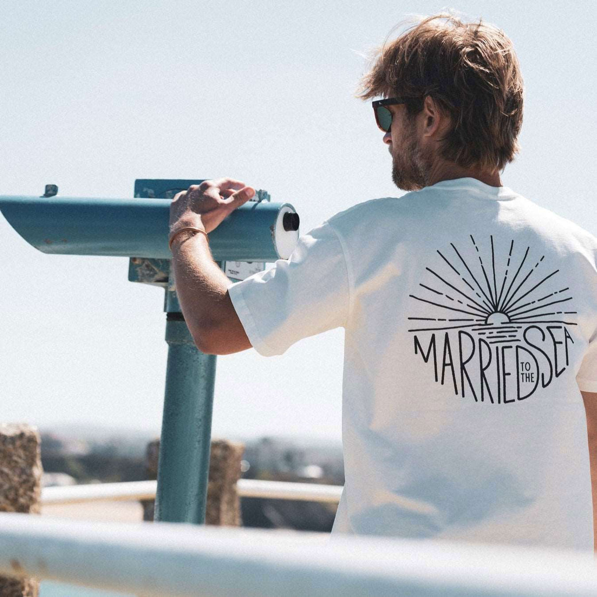 Sunrise T-Shirt | Natural - - Married to the Sea Surf Shop -