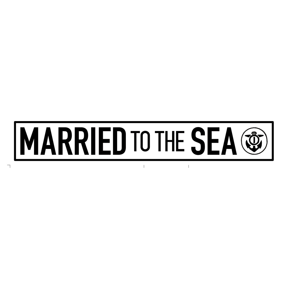 Married to the Sea Sticker