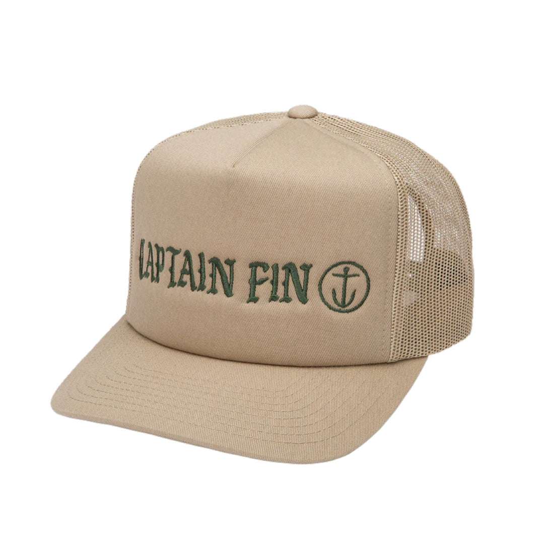 Captain Fin - Core Trucker Cap | Khaki