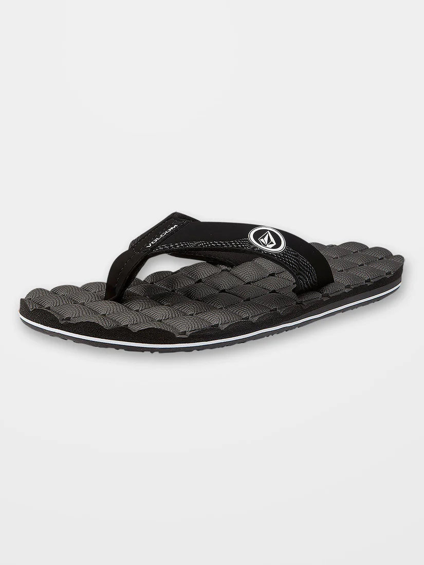 Volcom | Recliner Sandals | Black/White