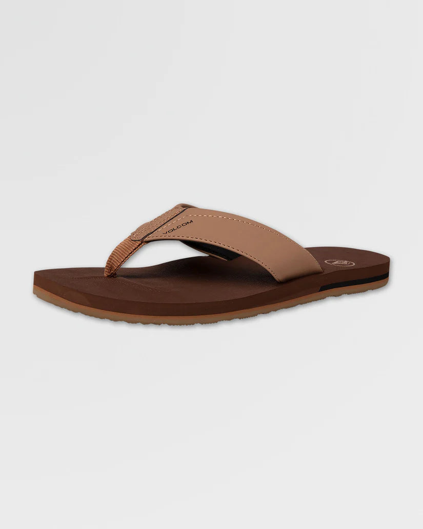 Volcom | Victor Sandals | Brown Khaki
