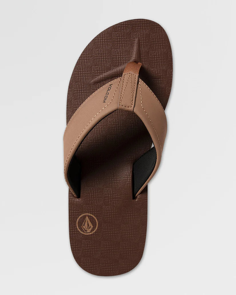 Volcom | Victor Sandals | Brown Khaki