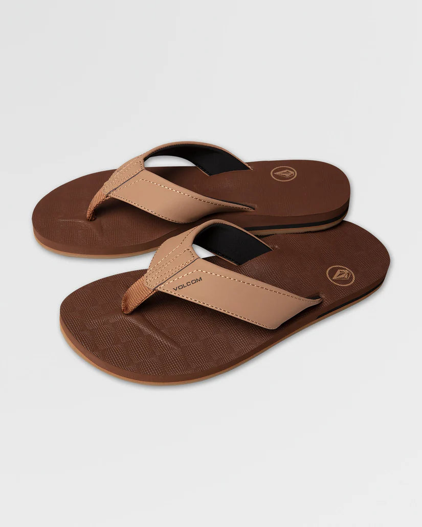 Volcom | Victor Sandals | Brown Khaki