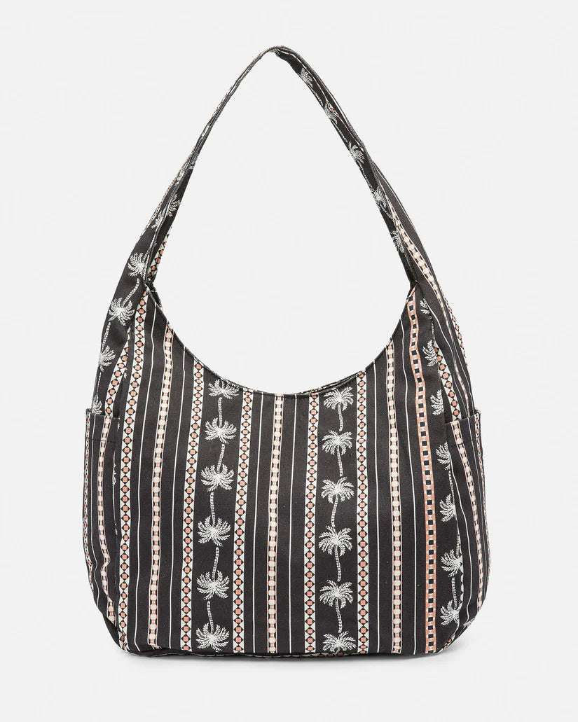 Volcom | School Yard Canvas Hobo Tote | Black Combo