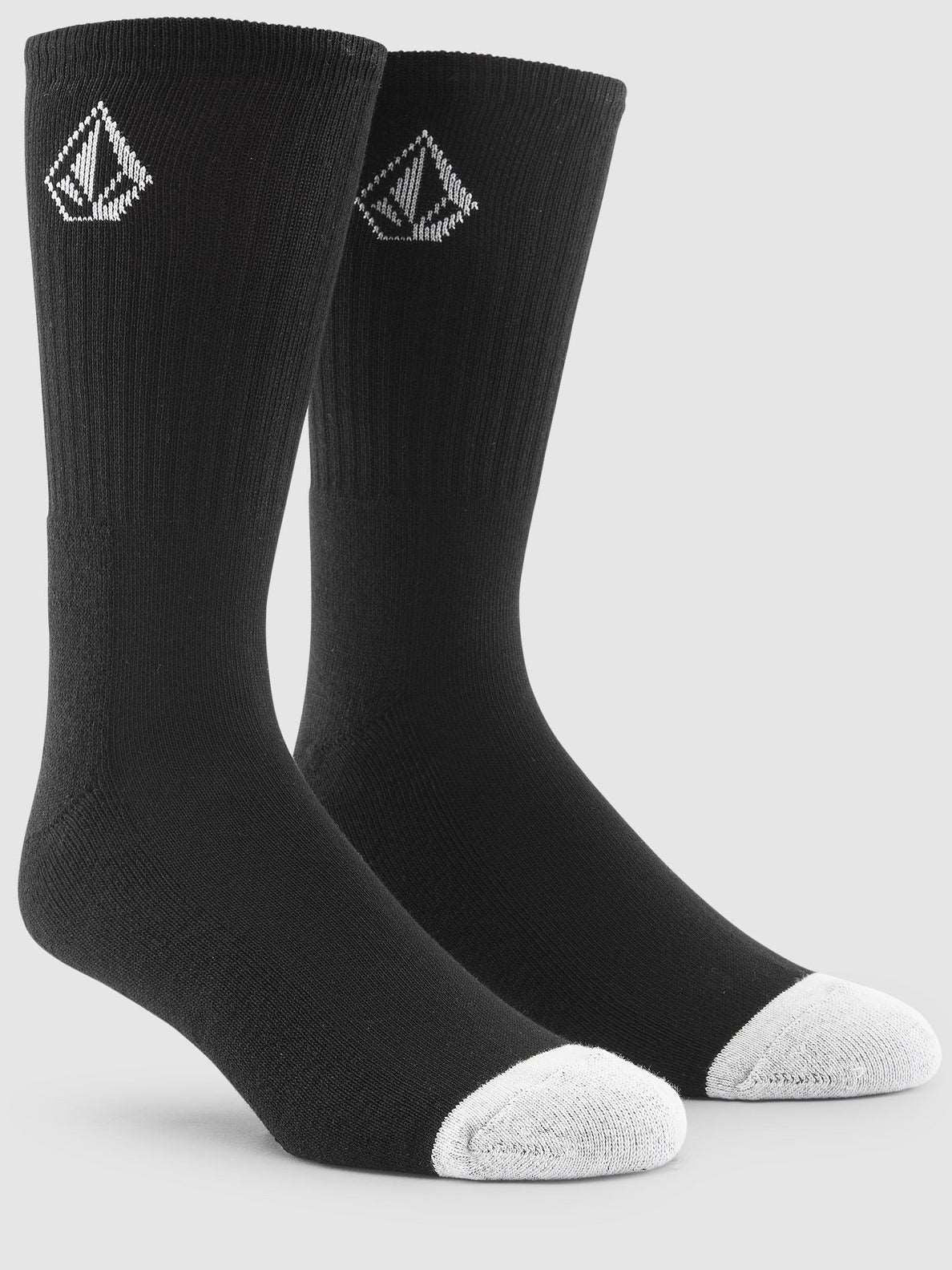 Volcom - Full Stone 3PK Socks | Black - - Married to the Sea Surf Shop -