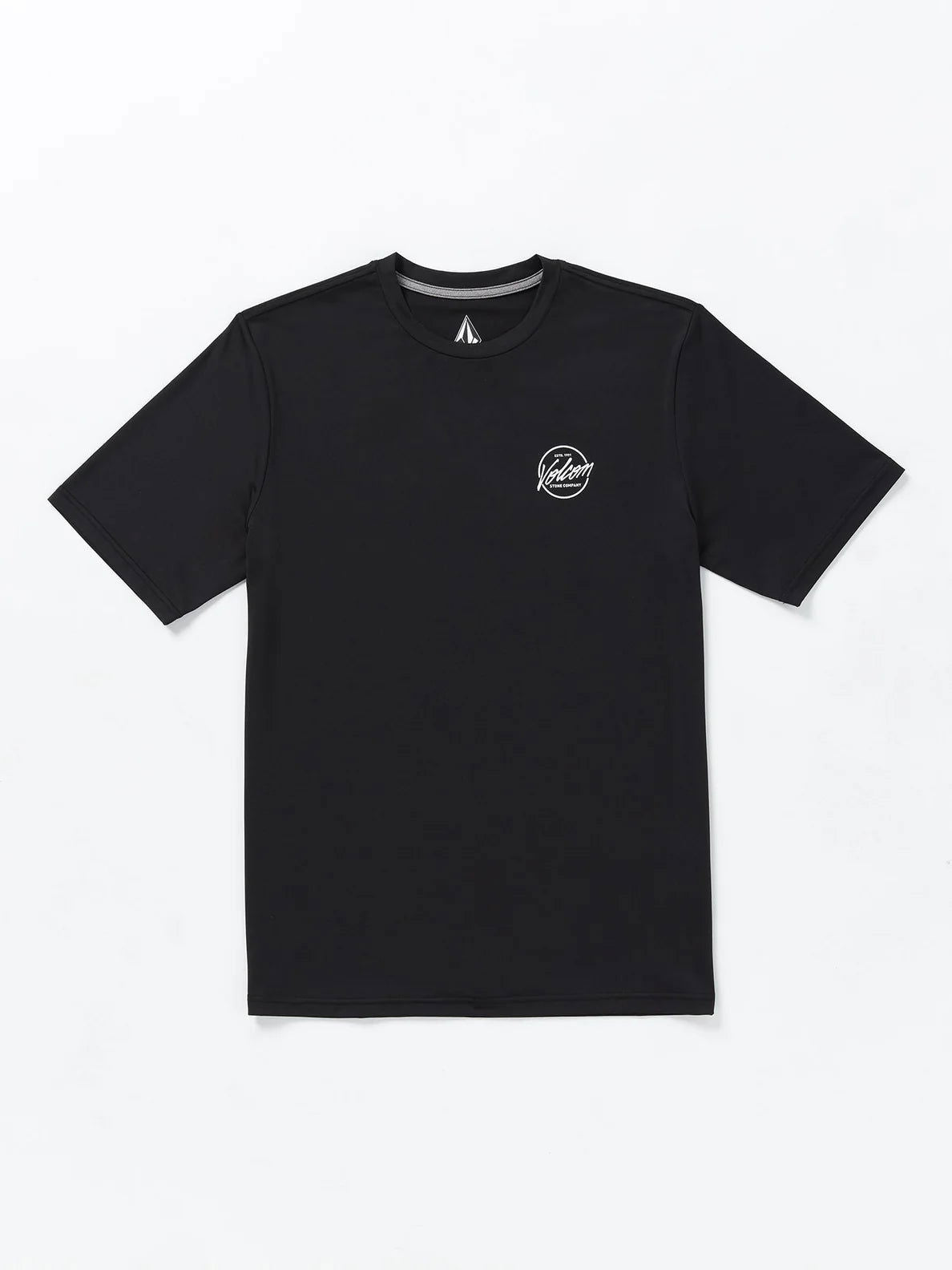Volcom - Stone Stamp Short-Sleeve Rashgurd | Black - - Married to the Sea Surf Shop -