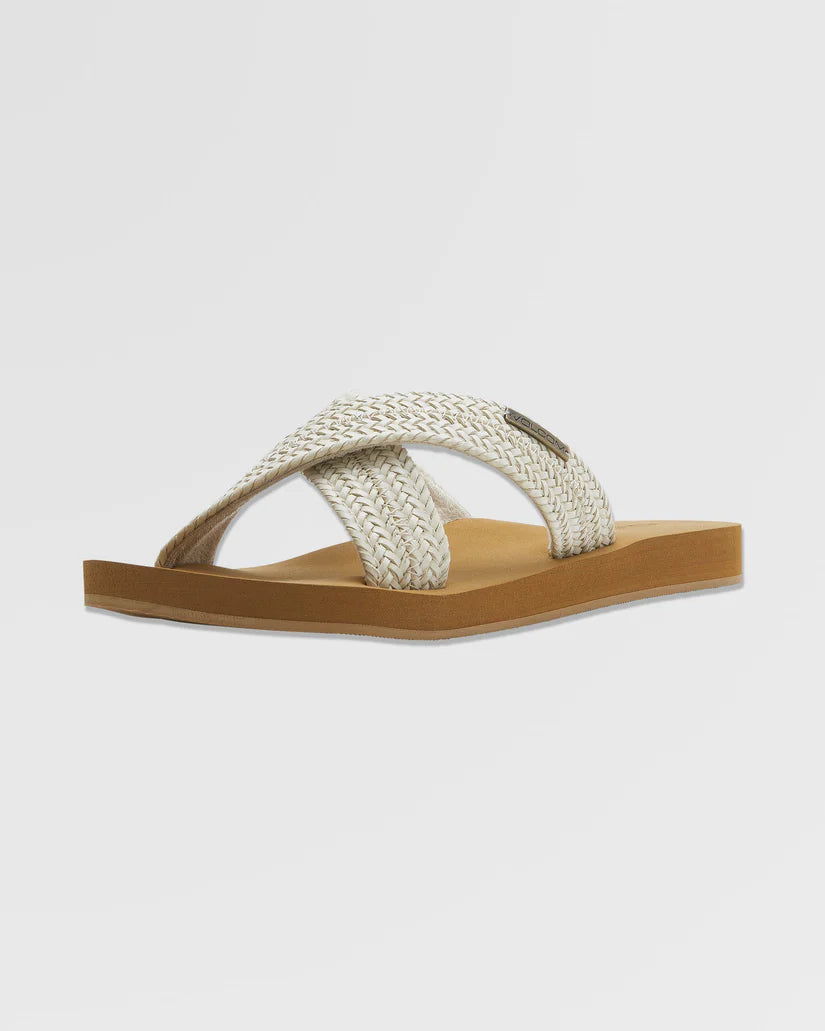 Volcom | Double Cross Sandals| Cream