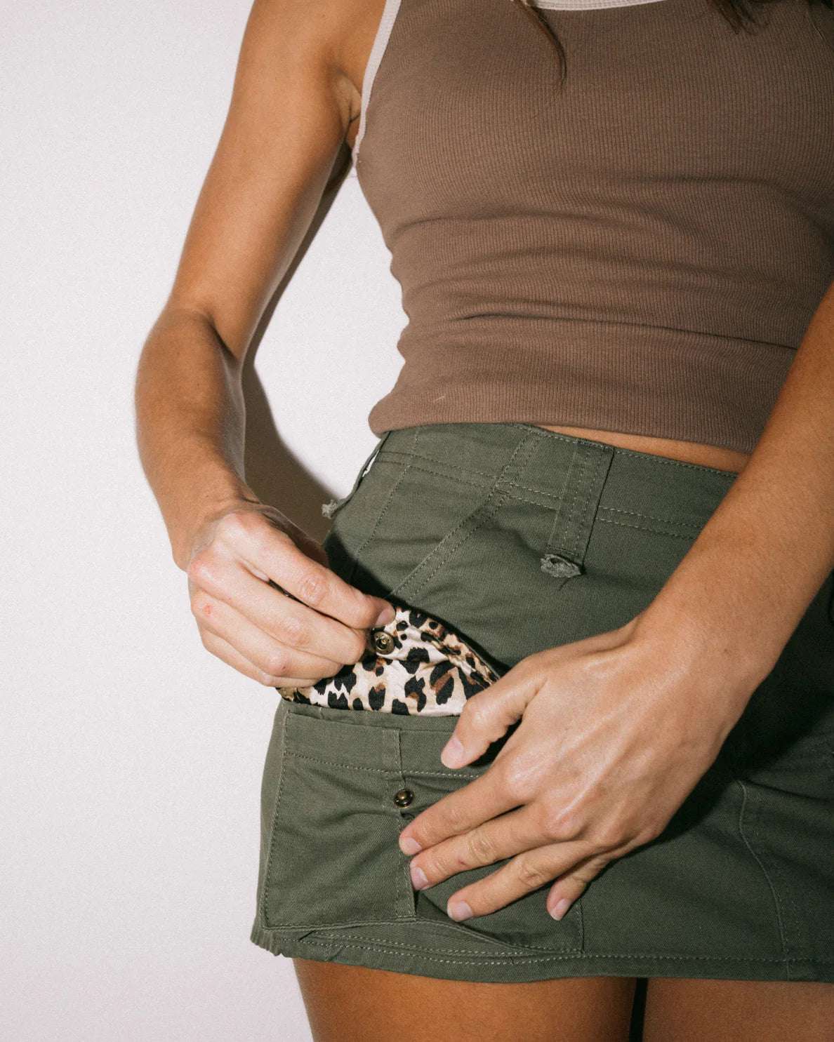 Rusty - Tank Girl Low Rise MIDI Skirt | Shadow Army