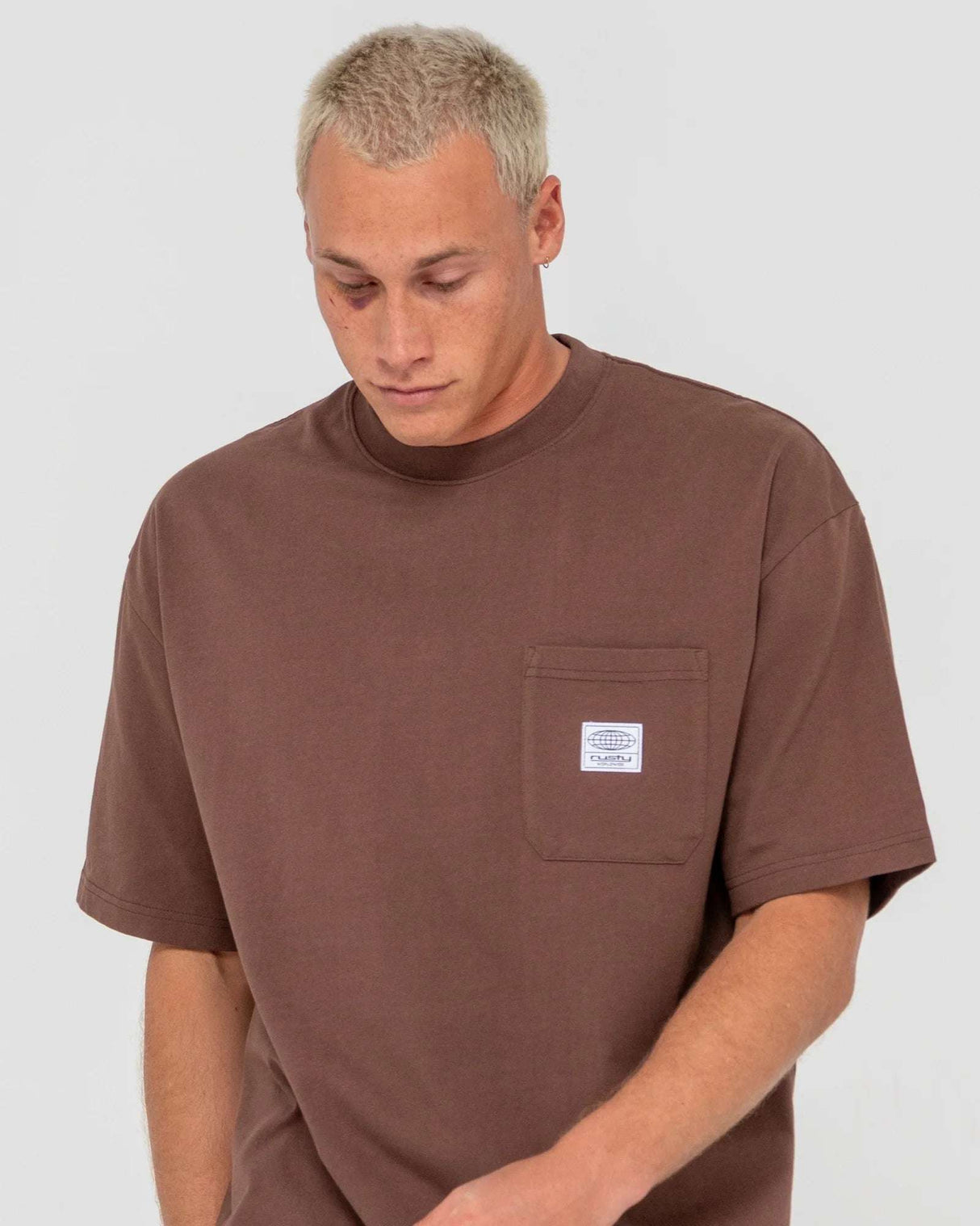 Rusty - Steezy Short Sleeve Heavy Tee | Pinecone