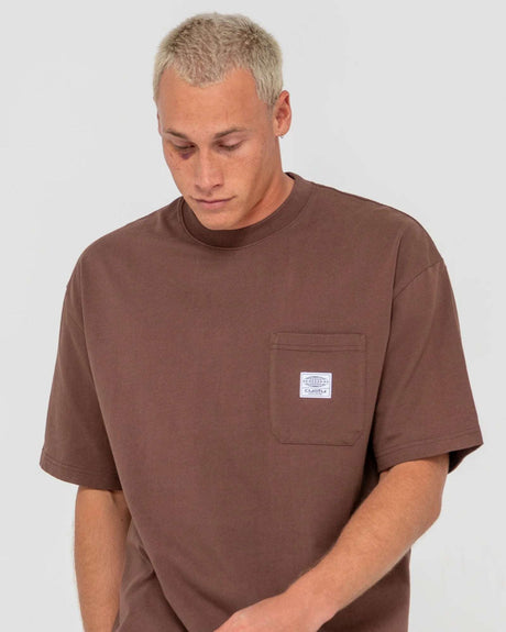 Rusty - Steezy Short Sleeve Heavy Tee | Pinecone