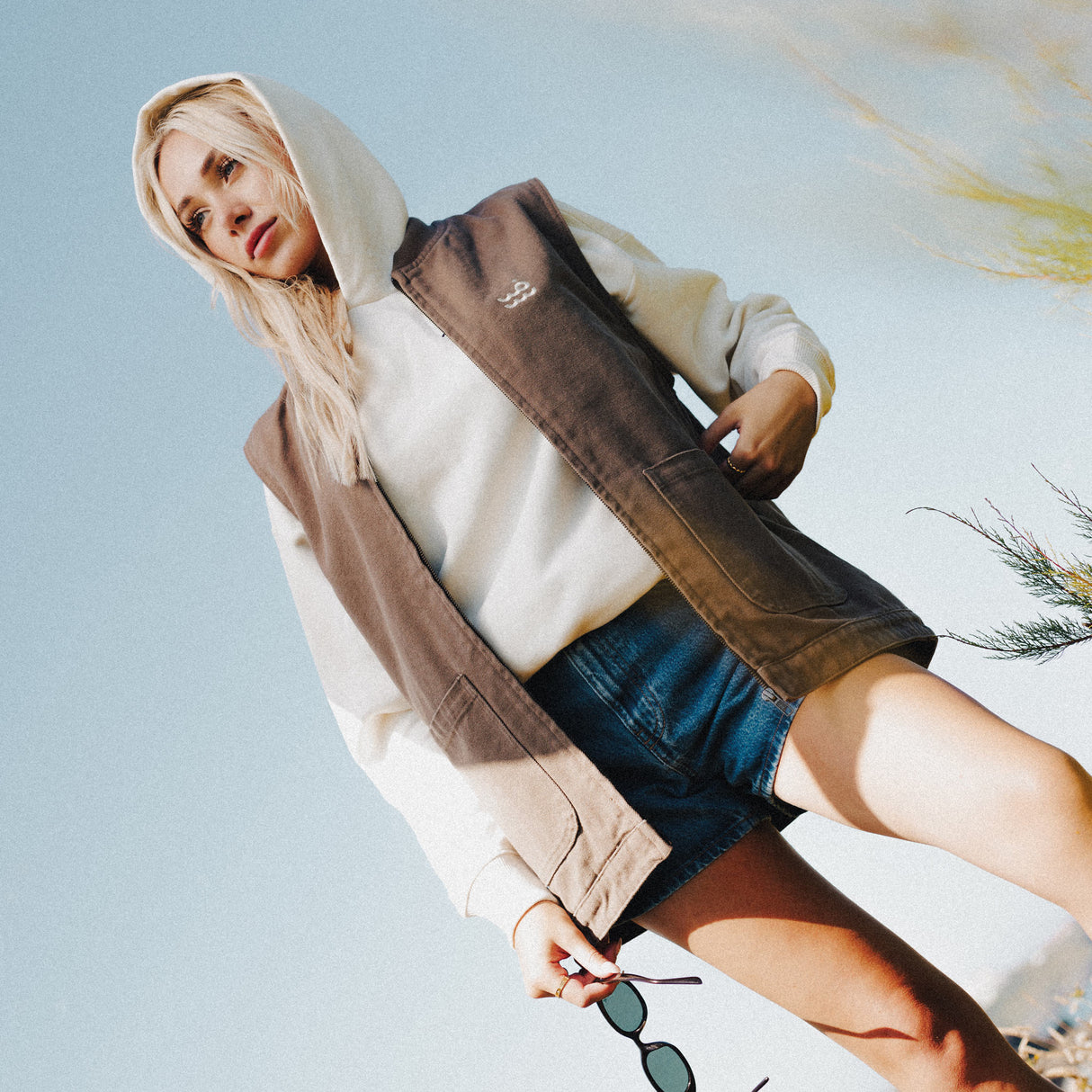 Setty Canvas Heavy Gillet | Walnut