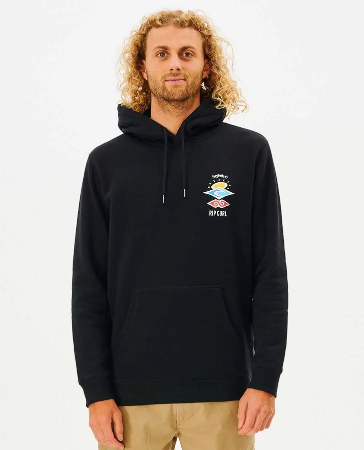 Rip Curl Search Icon Hood | Black