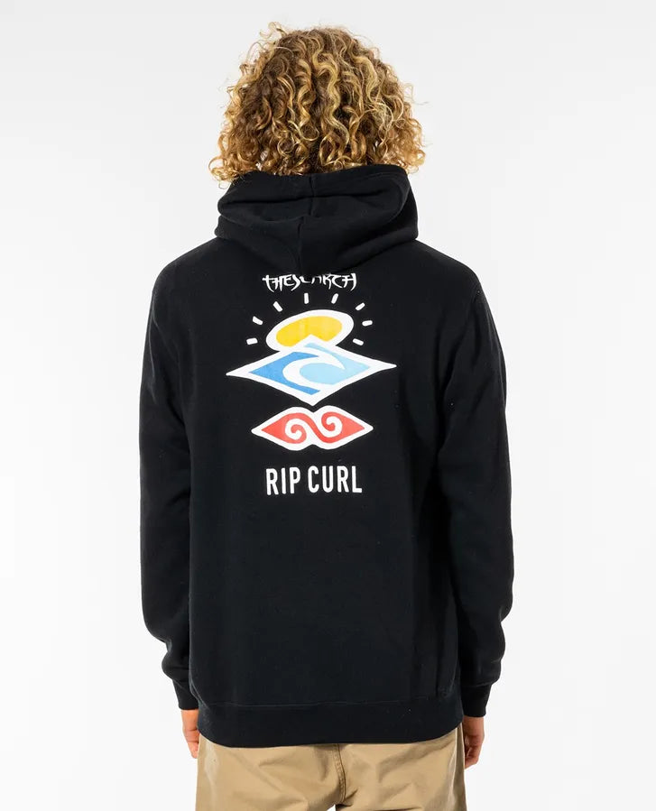 Rip Curl Search Icon Hood | Black