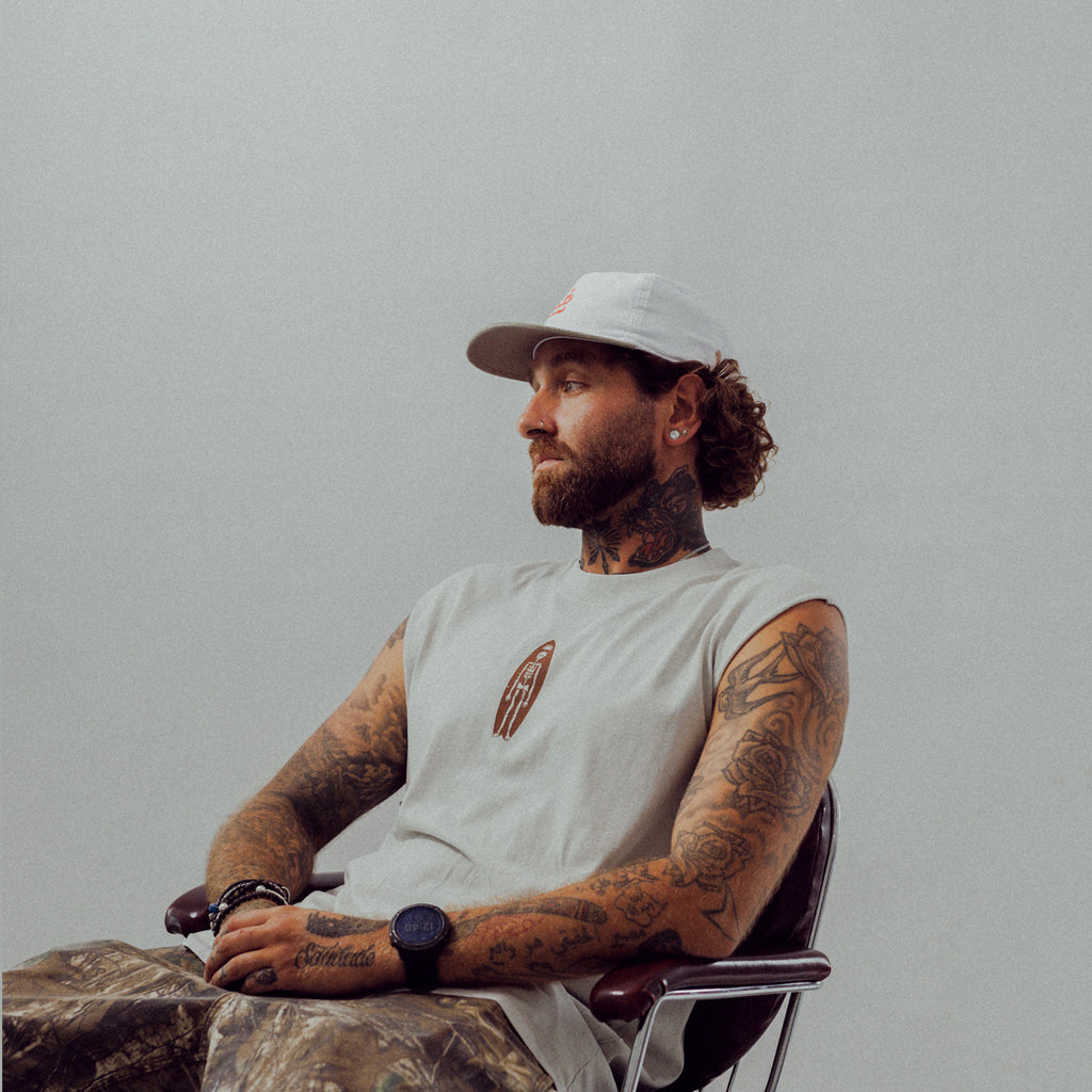 Dead Shred Men's Vest - Faded Bone | Married to the Sea