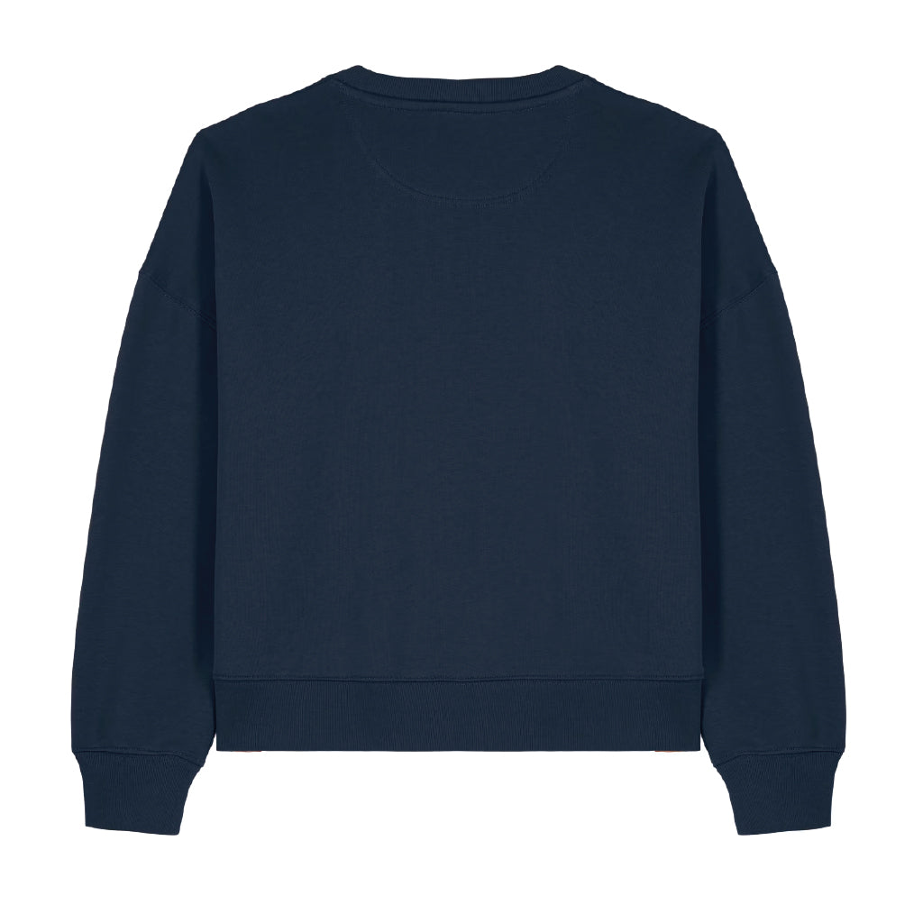 Le Surf - De La Mer Wave Womens Crew | French Navy