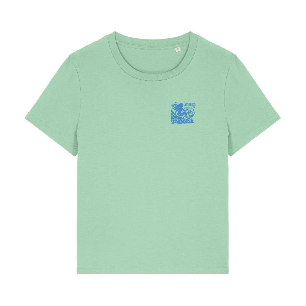 On The Rocks Womens T-Shirt | Misty Jade