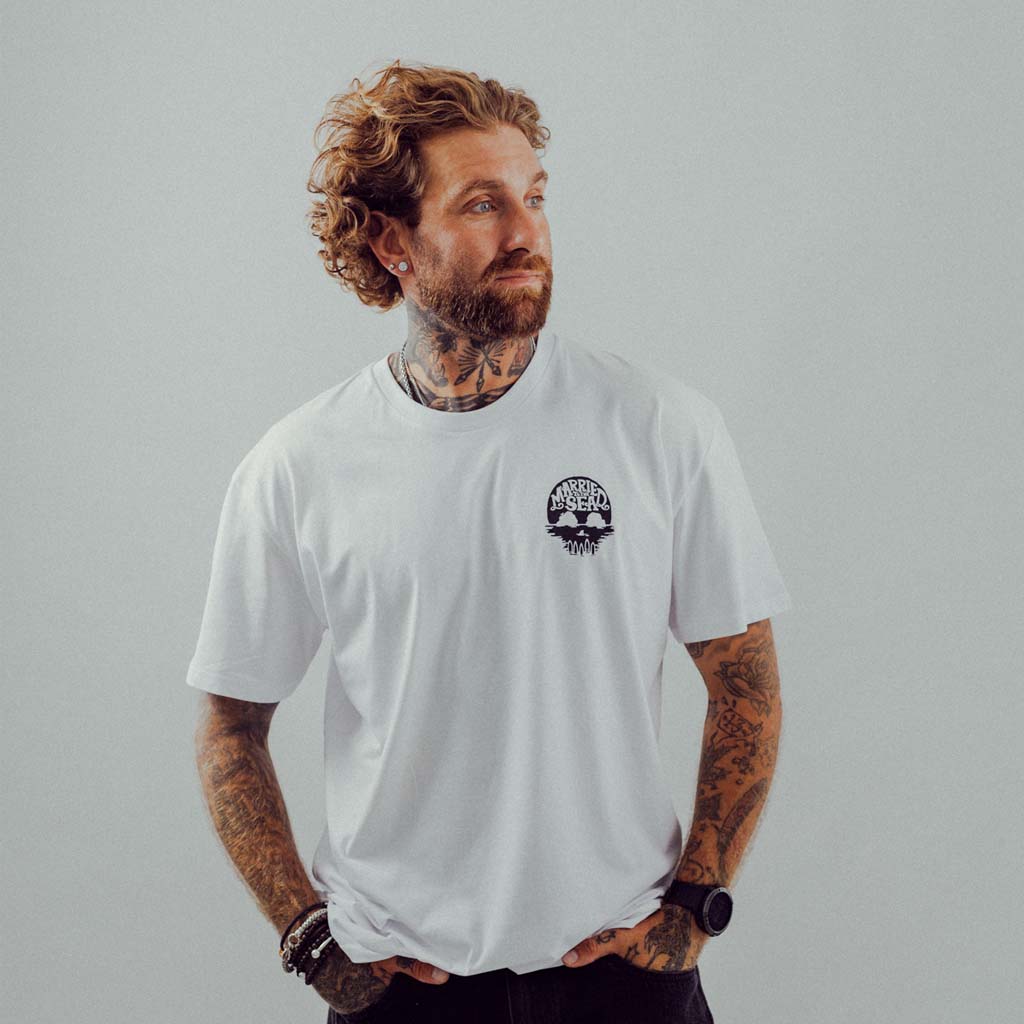 Skull Island T-Shirt - White | Married to the Sea