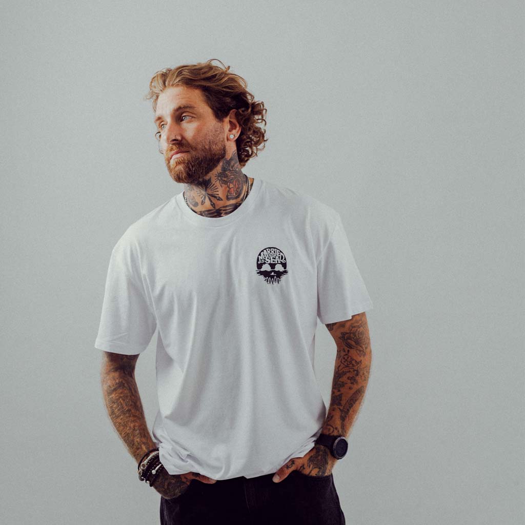 Skull Island T-Shirt - White | Married to the Sea