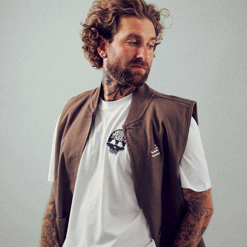 Skull Island T-Shirt - White | Married to the Sea