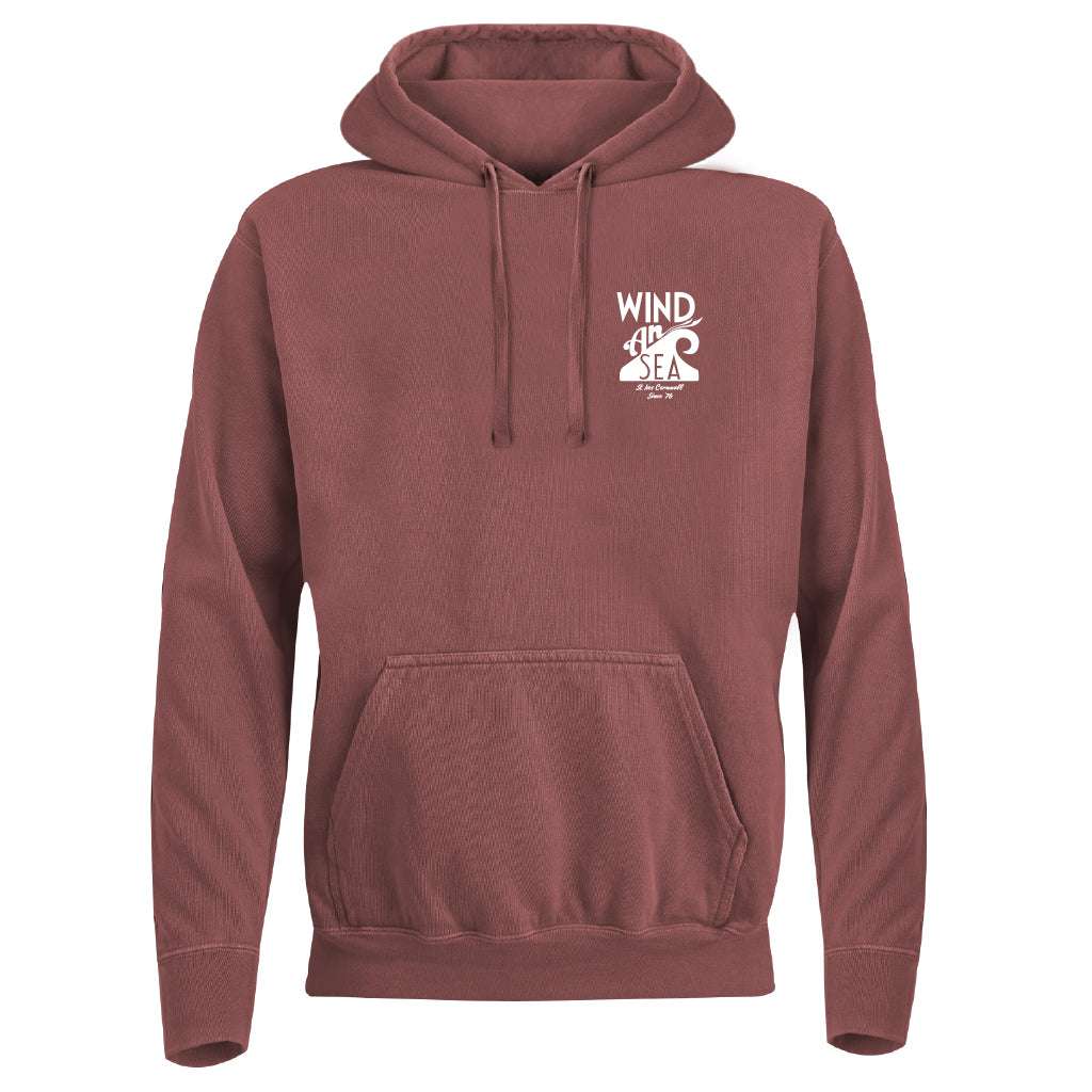 WindanSea Logo Hood | Crimson