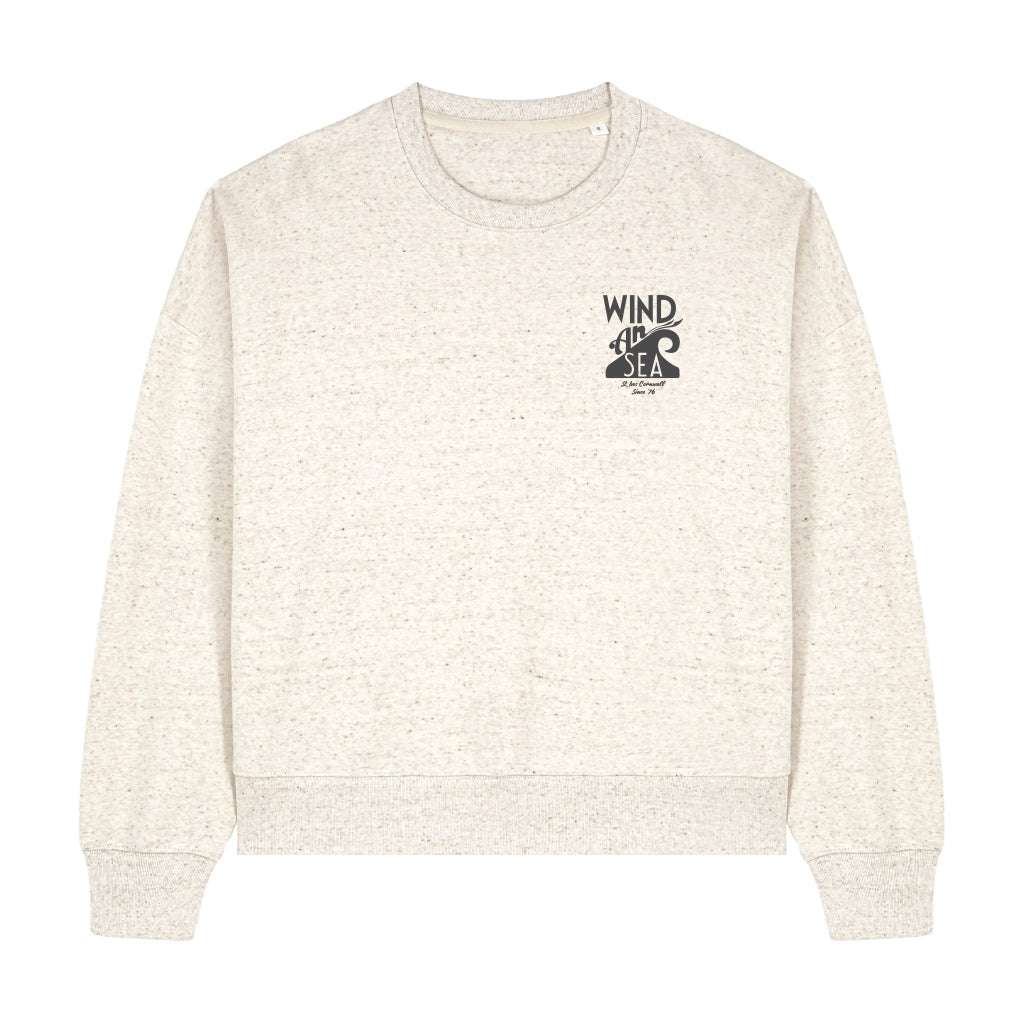 WindanSea Logo Womens Crew | Eco Heather