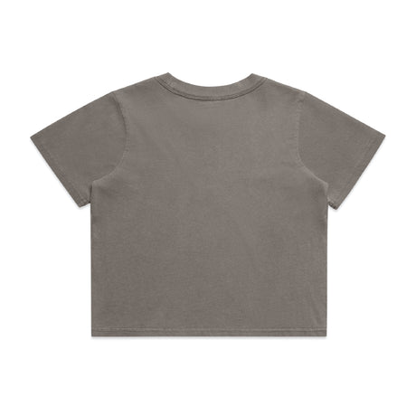 WindanSea Logo Womens Crop T-Shirt | Faded Grey