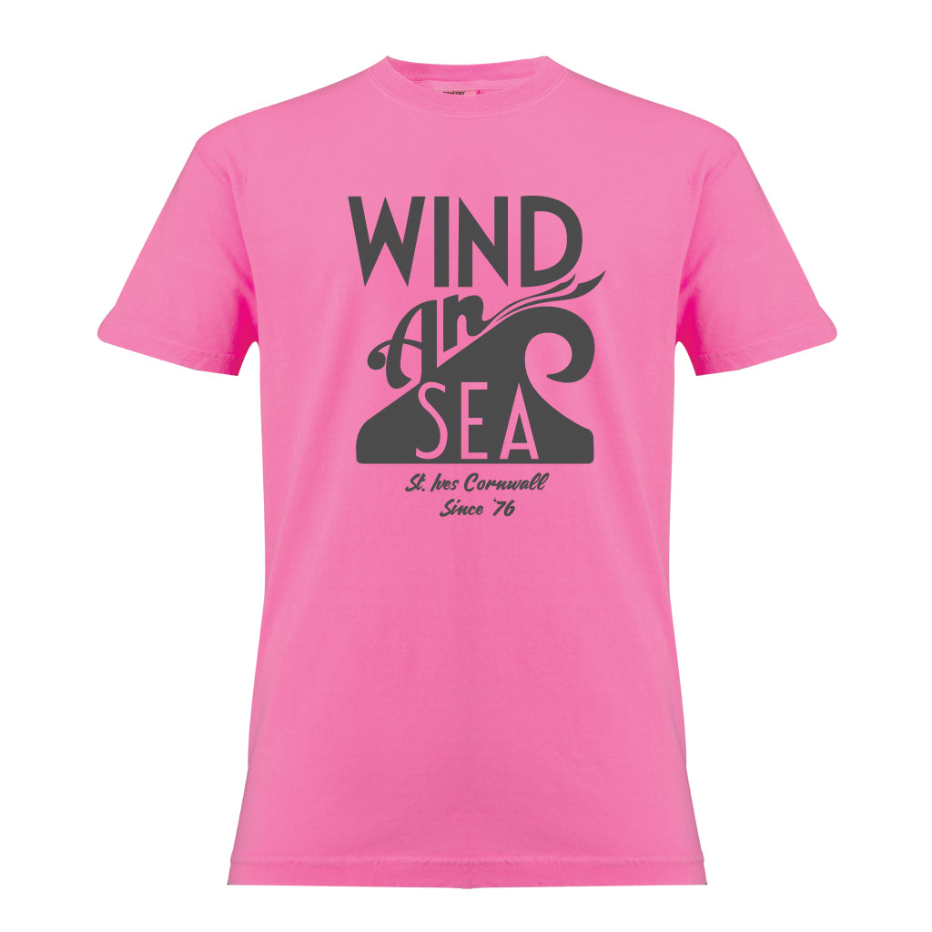 WindanSea Logo T-Shirt | Neon Pink