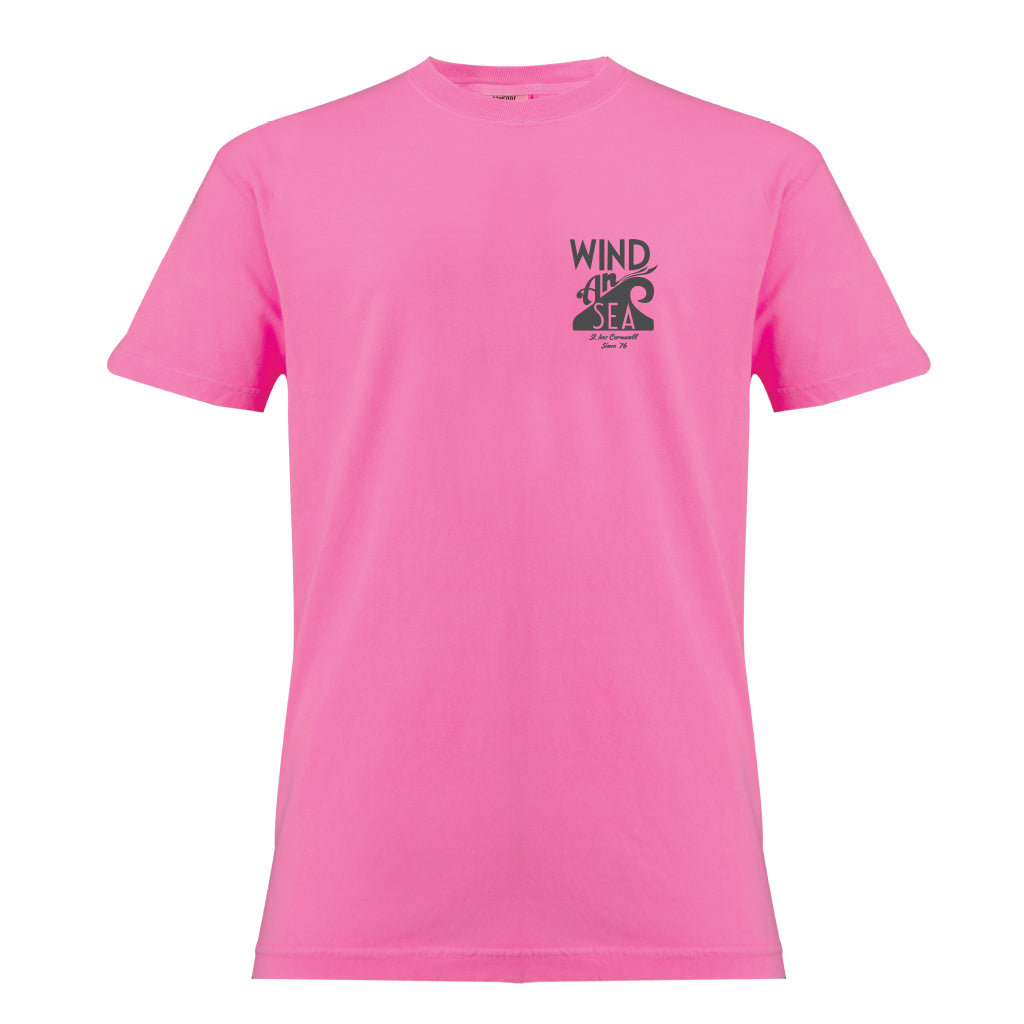 WindanSea Logo T-Shirt | Neon Pink