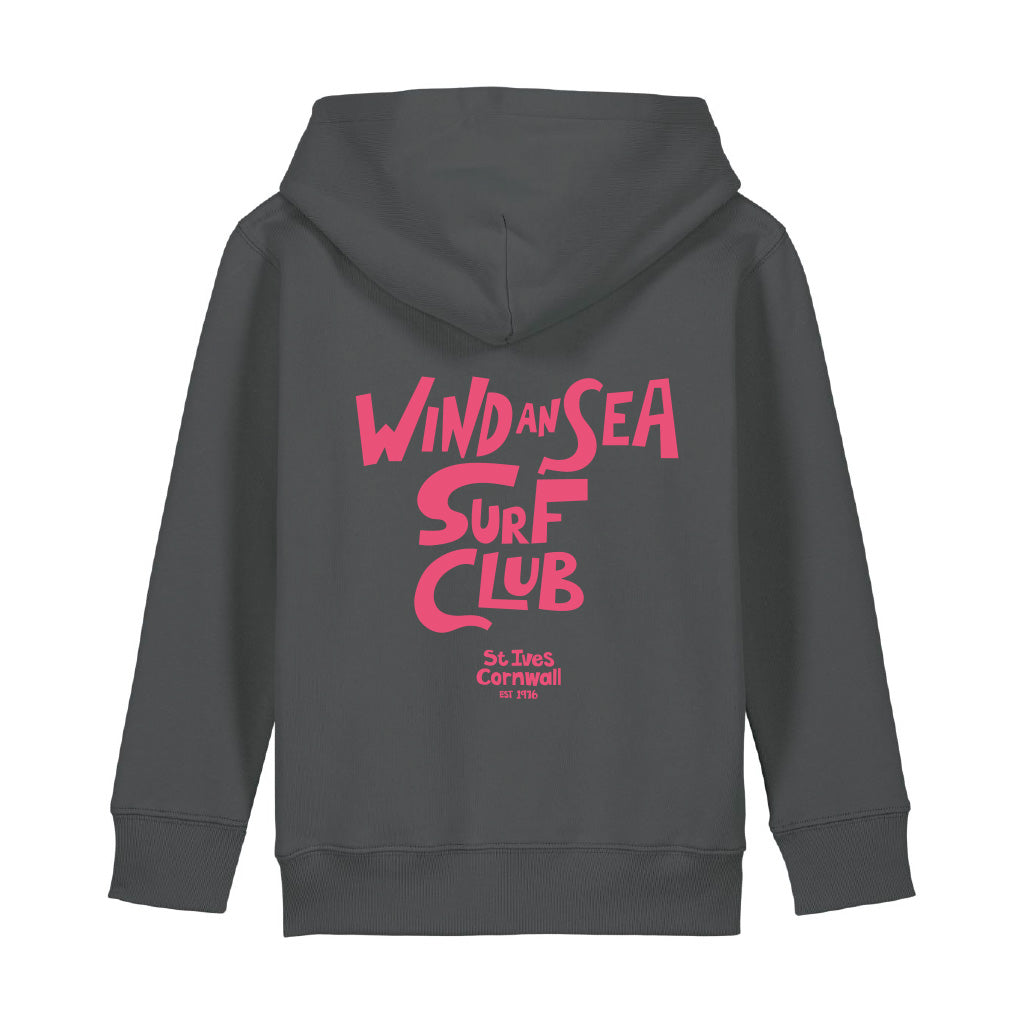 Windy Surf Club - Kids Hood | Anthracite