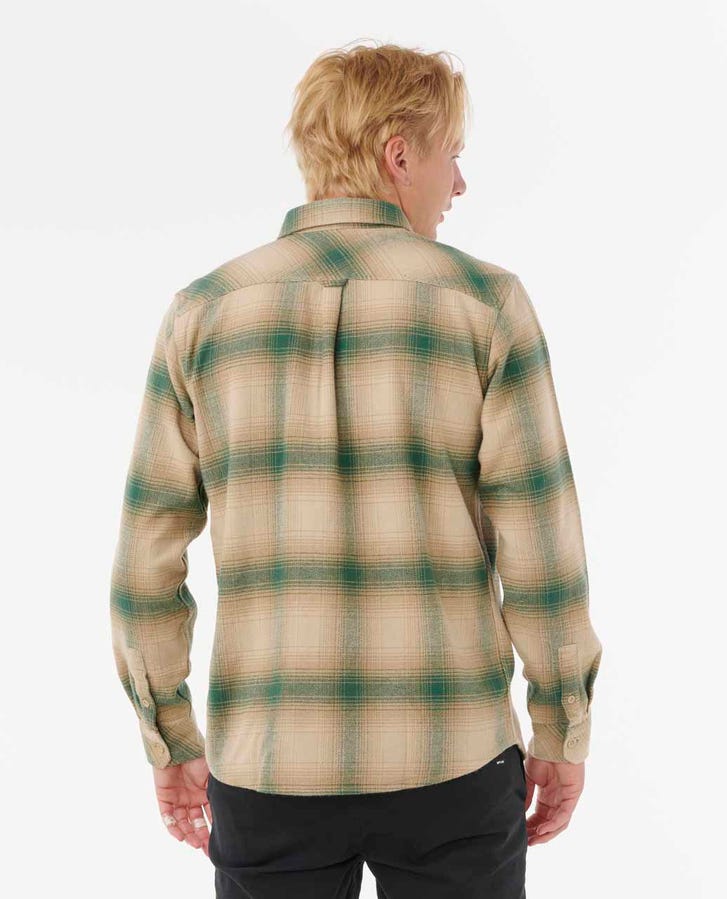 Rip Curl - Classic Surf Count Flannel Shirt | Khaki Rock