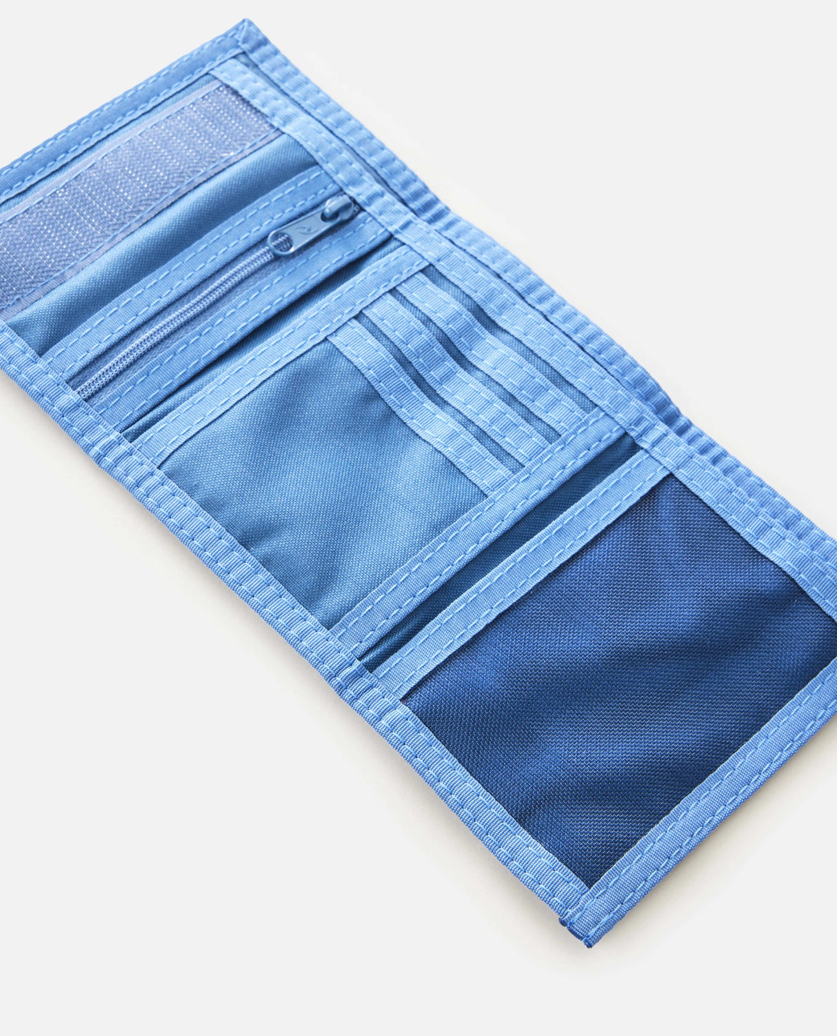Rip Curl Distressed Denim Wallet | Mid Blue
