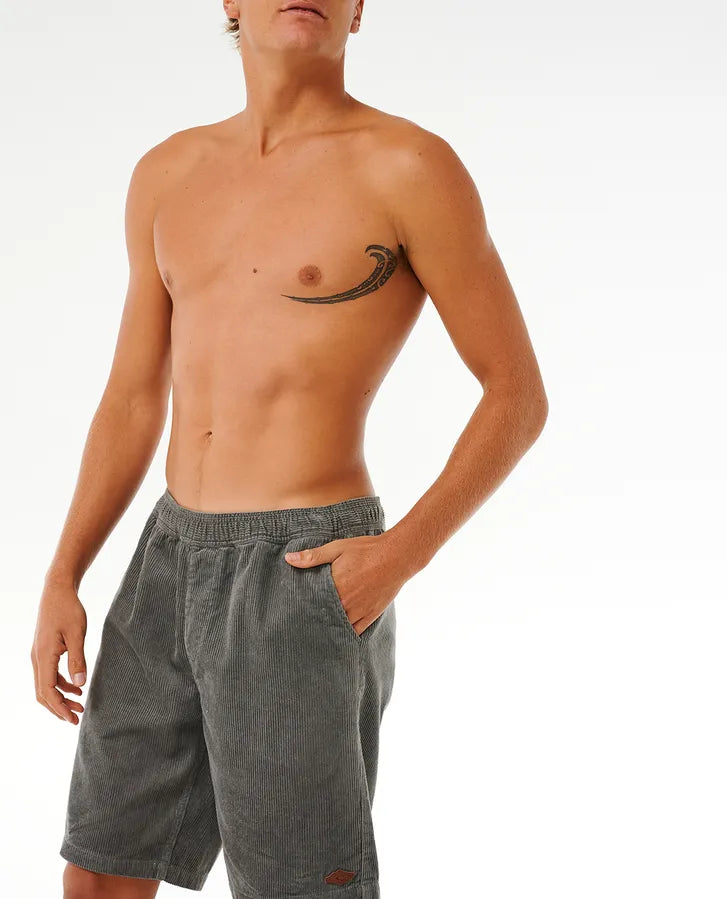 Rip Curl Classic Surf Cord Volley | Charcoal Grey